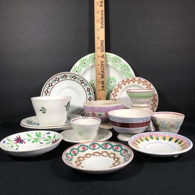 LOT 34D: Collection of Vintage China - England, Holland & Unmarked