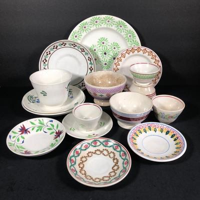 LOT 34D: Collection of Vintage China - England, Holland & Unmarked
