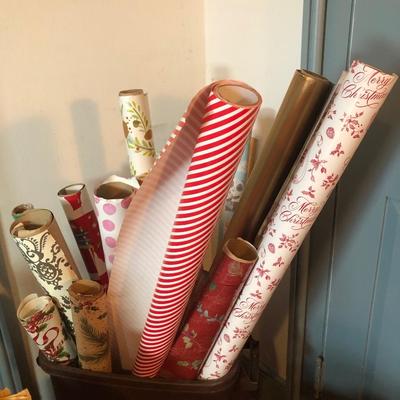 LOT 44C: Collection of Wrapping Paper, Contact Paper & Craft Paper
