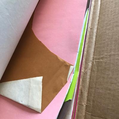 LOT 44C: Collection of Wrapping Paper, Contact Paper & Craft Paper