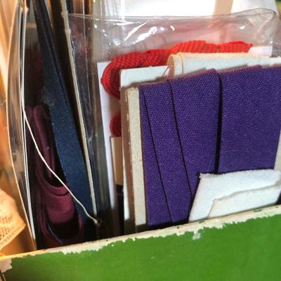 LOT 47C: Vintage Sewing / Crafting - Ribbon, Bias Tape, Velcro & More
