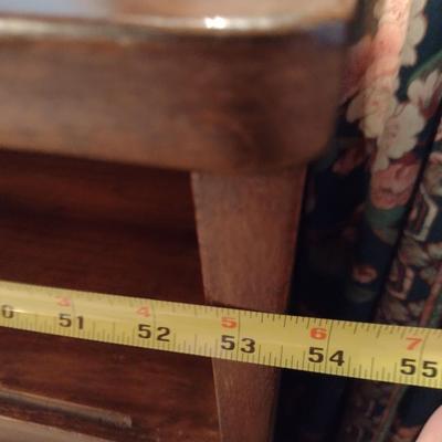 Full Size Bed with Solid Wood Headboard with Built in Storage