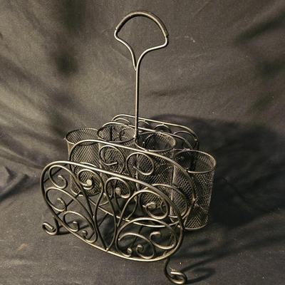Kitchen Decor Including Metal Fruit Basket, Tabletop Caddy and more (K-DW)