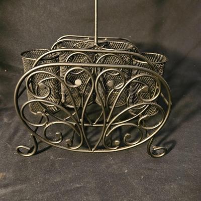 Kitchen Decor Including Metal Fruit Basket, Tabletop Caddy and more (K-DW)
