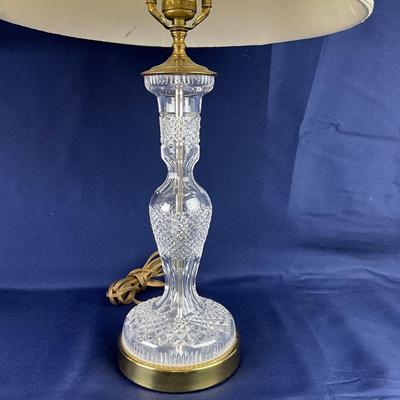 882 Pair of Waterford Crystal Lamps