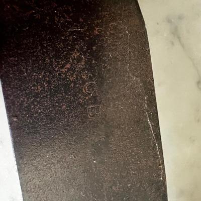 N1437 Pair of Antique Slate Hammers