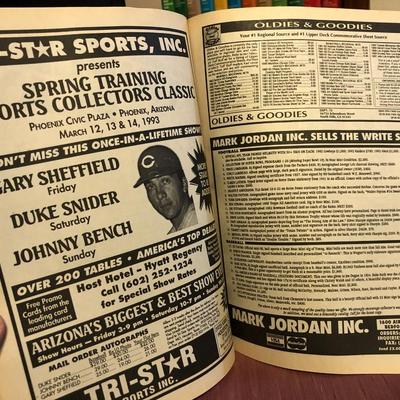 Tuff Stuff Trading Card Magazine Lot
