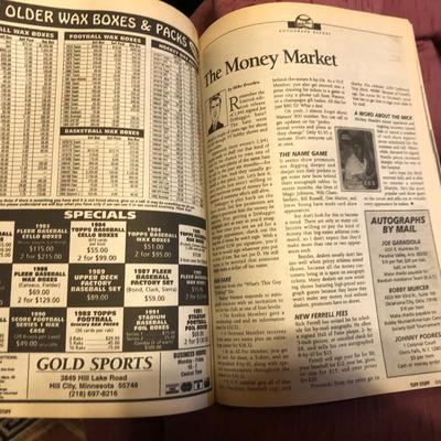 Tuff Stuff Trading Card Magazine Lot