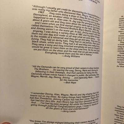 The Osmond Brothers Through the Years Pamphlet