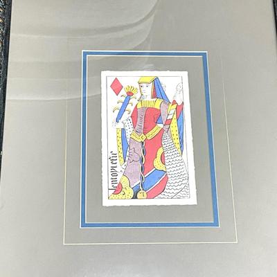 923 Soicher-Marin King & Queen of Diamonds Framed Fine Art