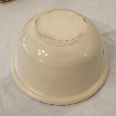 Two Stoneware Popcorn Bowls (LR-JS)