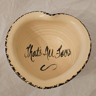 Two Stoneware Popcorn Bowls (LR-JS)