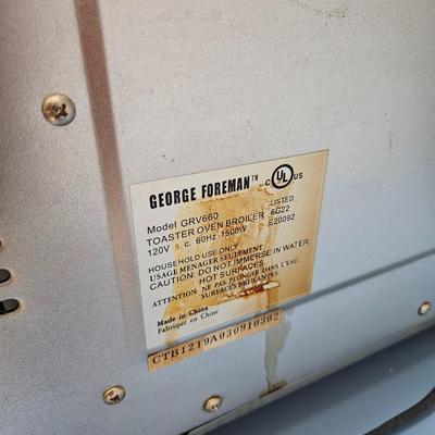 George Foreman Electric Grill and Toaster Oven (K-DW)