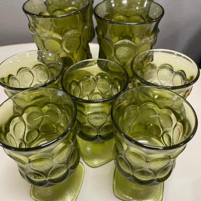 Green goblets