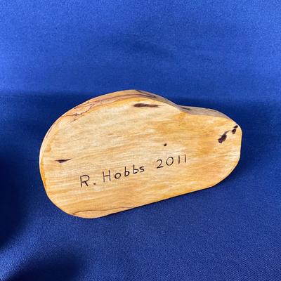 890 Handcrafted Signed 3 Bird Figures Decoys Hobbs