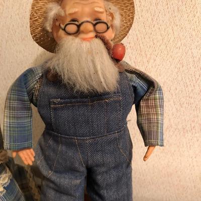 Folk Arts Weighted Door Dolls