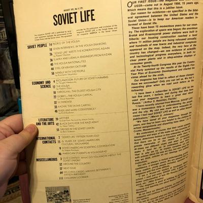 Vintage Soviet Life Magazine