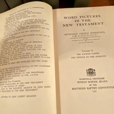 Vintage World Pictures in the New Testament Series Lot (FIRST EDITION?)