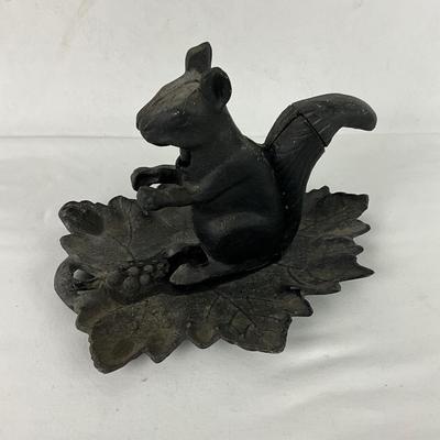 900 Vintage Iron Squirrel Nutcracker