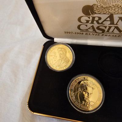 Grand Casino Elvis Presley Coin Set & More (P-JS)