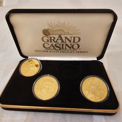 Grand Casino Elvis Presley Coin Set & More (P-JS)