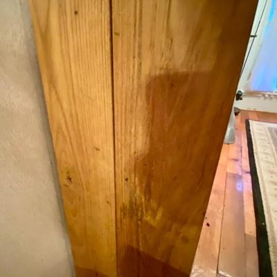 Rustic Wormy Chestnut(?) Book Case