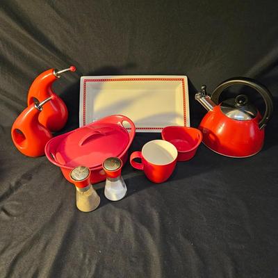 Red Rachel Ray Kitchen Items and More (K-DW)