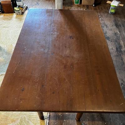N1455 Vintage Cherry Flip-Top Storage Table