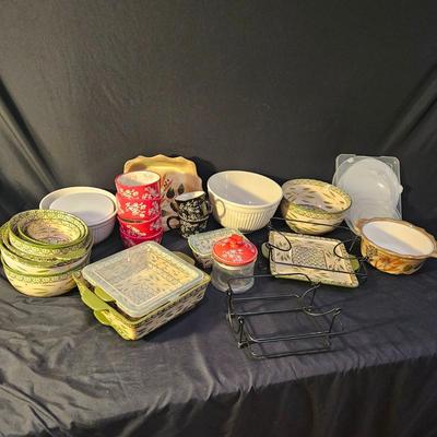 Temp-Tations Colorful Kitchen Bowls, Dishes and More (K-DW)