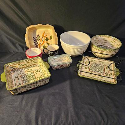 Temp-Tations Colorful Kitchen Bowls, Dishes and More (K-DW)