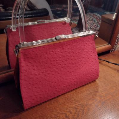 Tallula Tate Reversible Ostrich Leather Finish Handbag (#6)