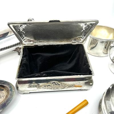 1468 Vintage Frank Whiting Coasters, Box, Cracker Tray Cream and Sugar