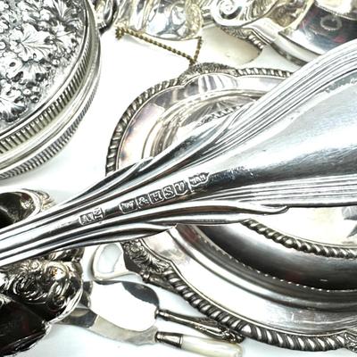 1469 Large Lot of Victorian Silverplate Hollowware