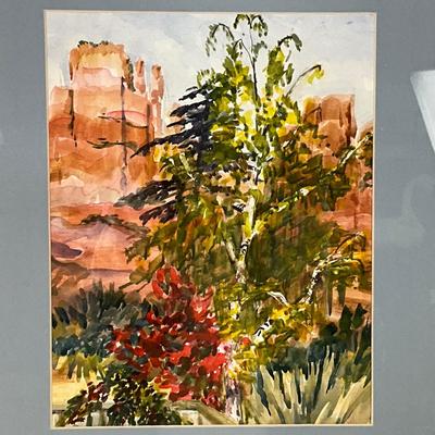 911 Watercolor Landscape Painting Nancy Jo Schuttler
