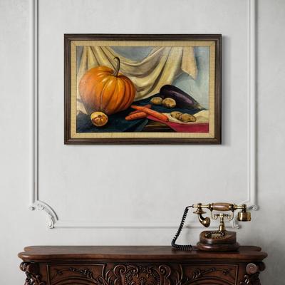 914 Still Life Oil by Nancy Schuttler Pumpkin