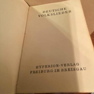 Vintage 1950's Deutsche Volkslieder German Folksongs