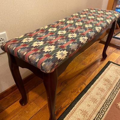Cushion Topped Bench