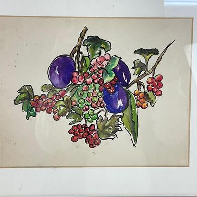 916 Fruit Watercolor Painting Nancy Jo Schuttler