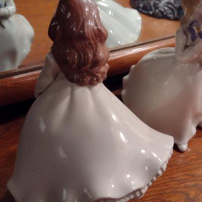 Pair of Glazed Holland Mold Ceramic Figurines