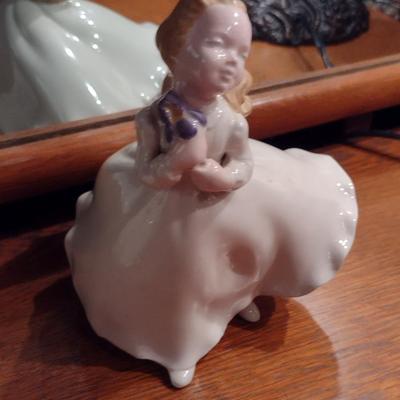 Pair of Glazed Holland Mold Ceramic Figurines