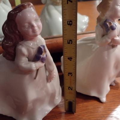 Pair of Glazed Holland Mold Ceramic Figurines