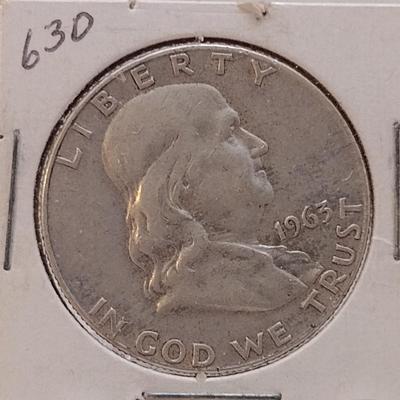 1963D Franklin Half-Dollar Circulated (#1)