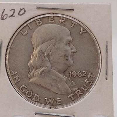 1962D Franklin Half-Dollar Circulated (#3)