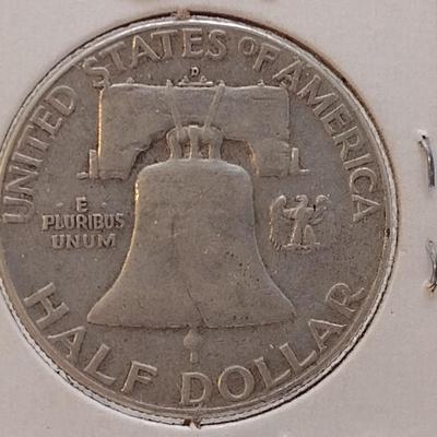 1962D Franklin Half-Dollar Circulated (#3)