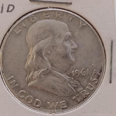 1961D Franklin Half-Dollar Circulated (#4)