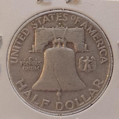 1957D Franklin Half-Dollar Circulated (#5)