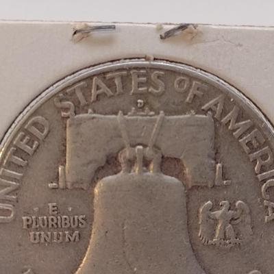 1957D Franklin Half-Dollar Circulated (#5)