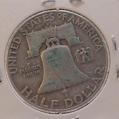 1957D Franklin Half-Dollar Circulated (#6)