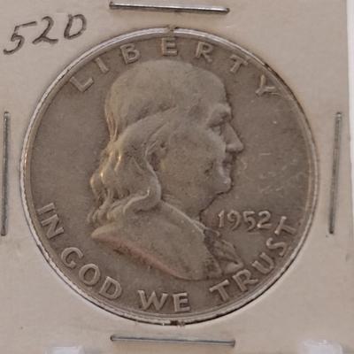 1952D Franklin Half-Dollar Circulated (#8)