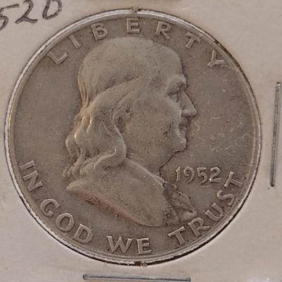1952D Franklin Half-Dollar Circulated (#8)